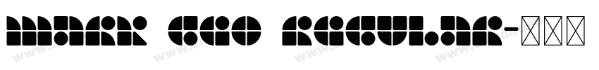 mark geo regular字体转换